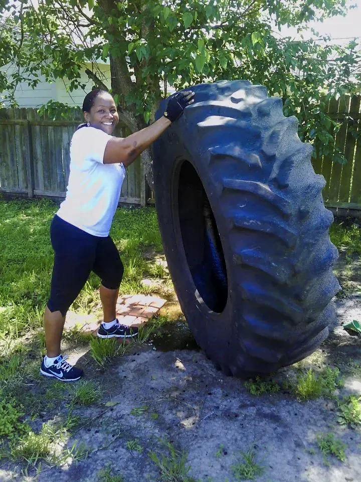 Putting in the work outdoors