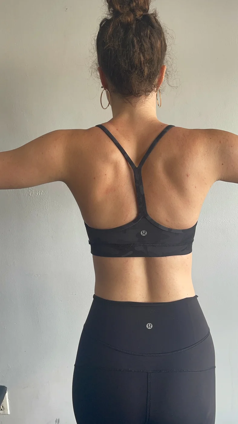 Client back before